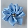 Stoff Blume hellblau