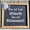 Würfelspiel Yahtzee " Das ist kein Glück....."  anthrazit