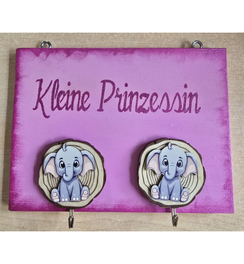 Kindergarderobe Elefant /pink