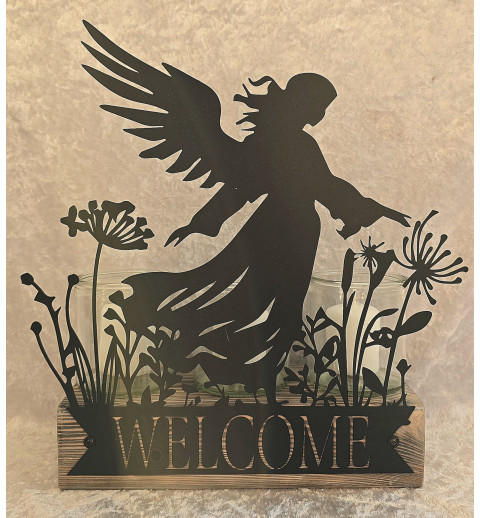 Teelicht Balken Welcome/Fee