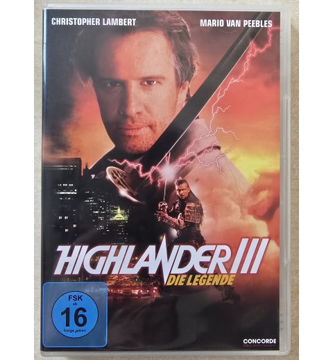 DVD " Highlander 3 Die Legende "