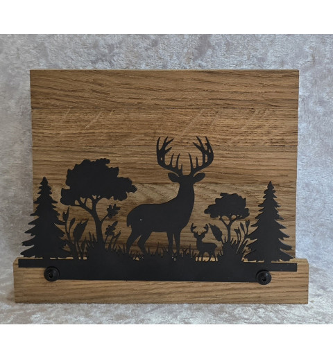 Servietten-Halter Hirsch Eiche