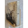 Servietten-Halter Hirsch Eiche