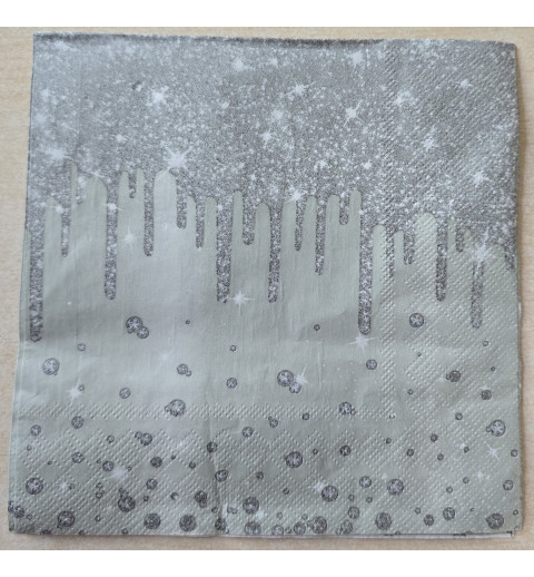 Serviette Eiszapfen