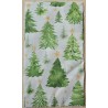 Serviette Weihnachtsbäume