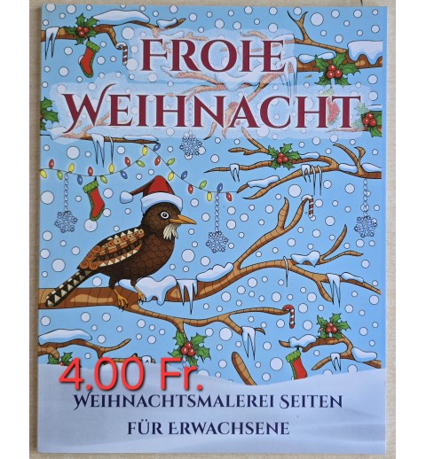Malbuch Frohe Weihnachten