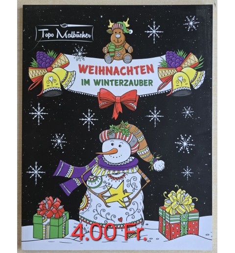 Malbuch Weihnachten im Winterzauber