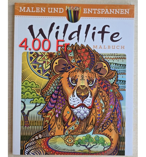 Malbuch Wild Life
