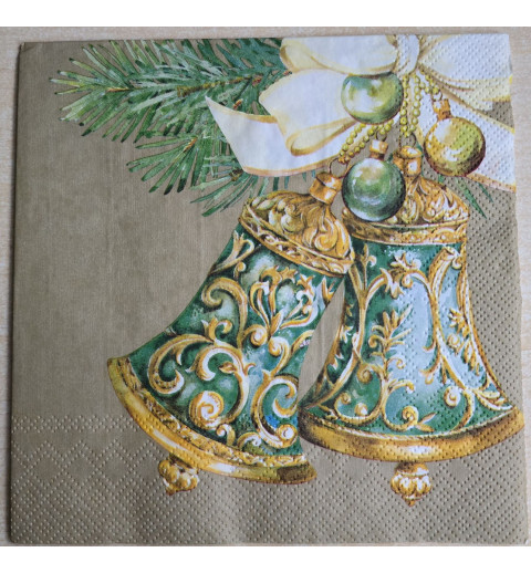 Serviette Weihnachts Glocken