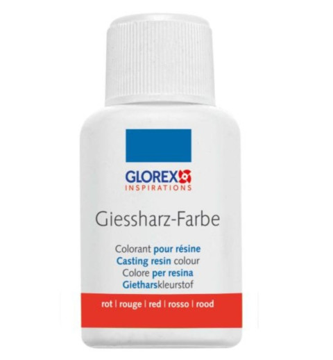 Giessharz Farbe rot