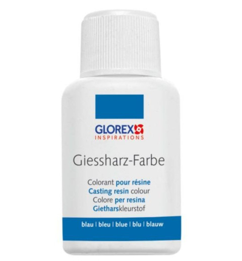 Giessharz Farbe blau