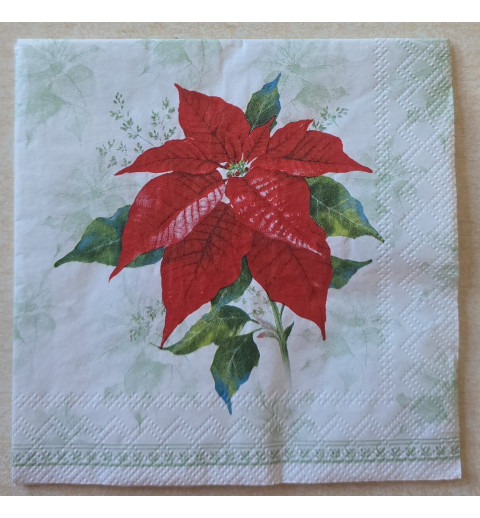 Serviette Roter Weihnachts Stern