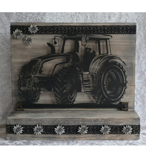 Schild stehend Traktor mit LEDs