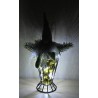 Weihnachts Deko Wichtel mit LEDs grün