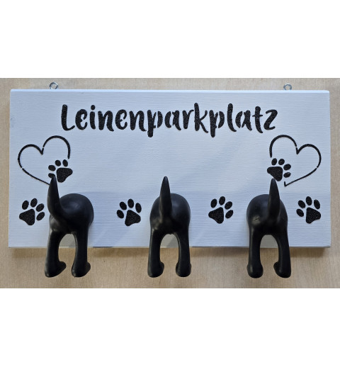 Leinenparkplatz weiss