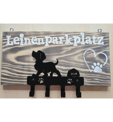 Leinenparkplatz Metall Hund