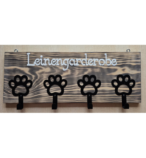 Leinengarderobe Metall Pfoten