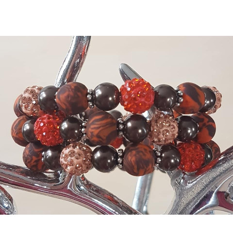 Wickelarmband braun