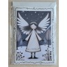 Karte Engel blau-creme 1
