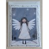 Karte Engel blau-creme 4