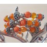 Wickelarmband orange mit Nespressokapseln