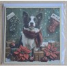 Karte Weihnachts Hund 4