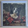 Karte Weihnachts Hund 10