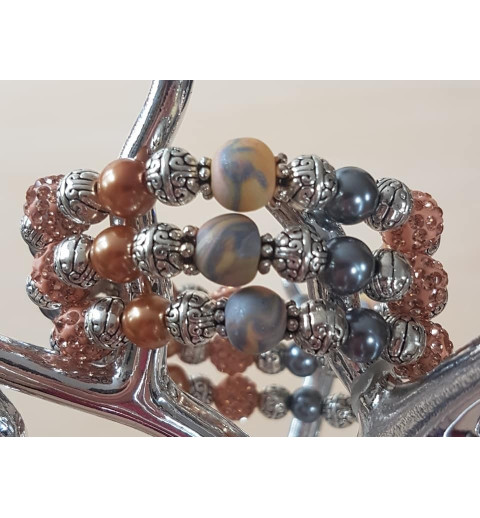 Wickelarmband lachs
