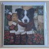 Karte Weihnachts Hund 21