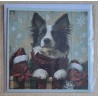 Karte Weihnachts Hund 33