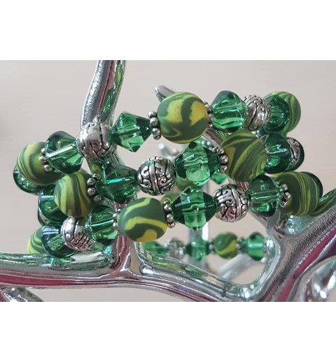 Wickelarmband grün