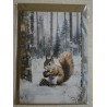Karte Eichhörnchen /Winterwald