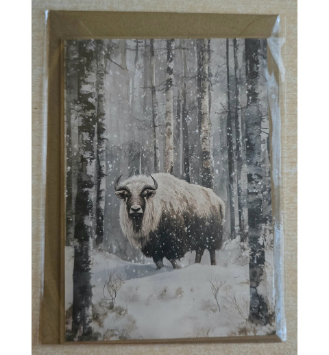 Karte Weisser Bison/Winterwald