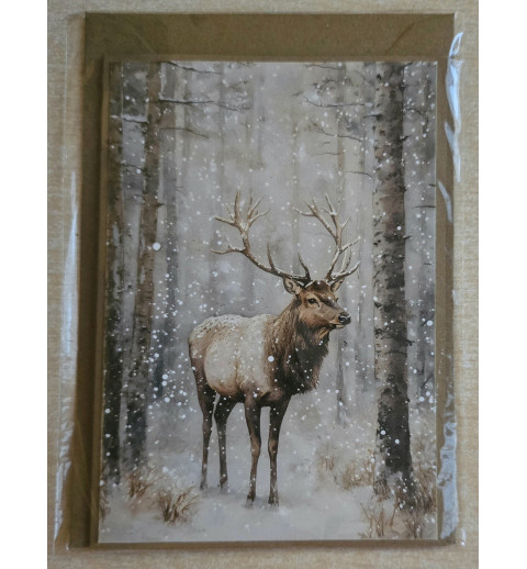 Karte Hirsch 1 /Winterwald