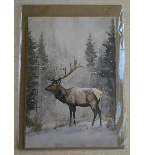 Karte Hirsch 2 /Winterwald