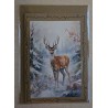 Karte Hirsch im Winterwald 4
