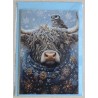 Karte Weihnachts Hochlandrind/Winterlandschaft 5