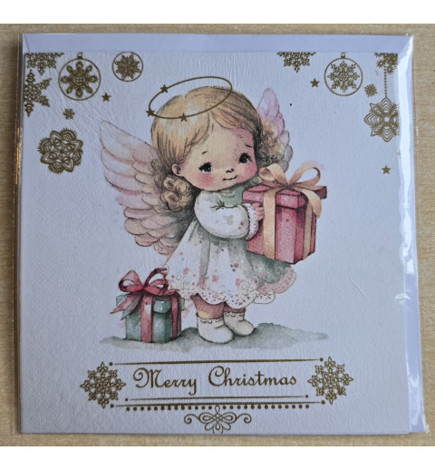 Karte Engel/Geschenk