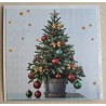 Karte Weihnachtsbaum rot-grün