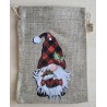 Geschenk Jute Beutel Wichtel rot 1