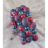 Wickelarmband pink/blau