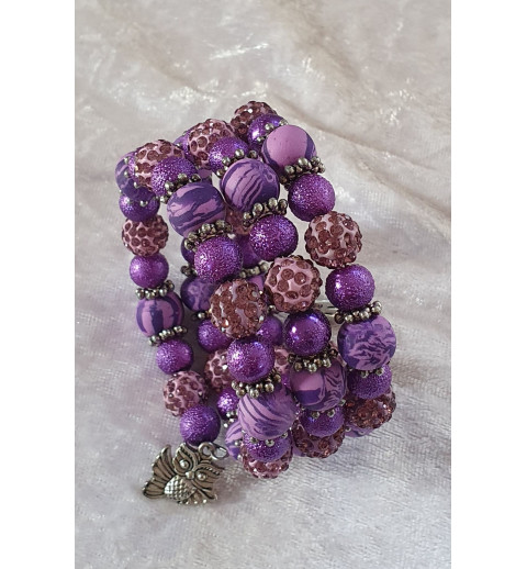 Wickelarmband violette