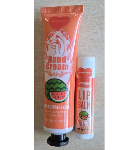 Handcreme und Lippenbalsam Set Watermelon