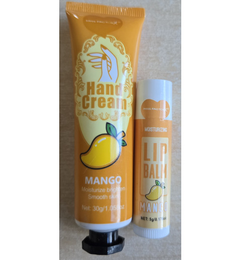 Handcreme und Lippenbalsam Set Mango