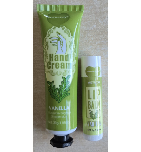 Handcreme und Lippenbalsam Set Vanilla