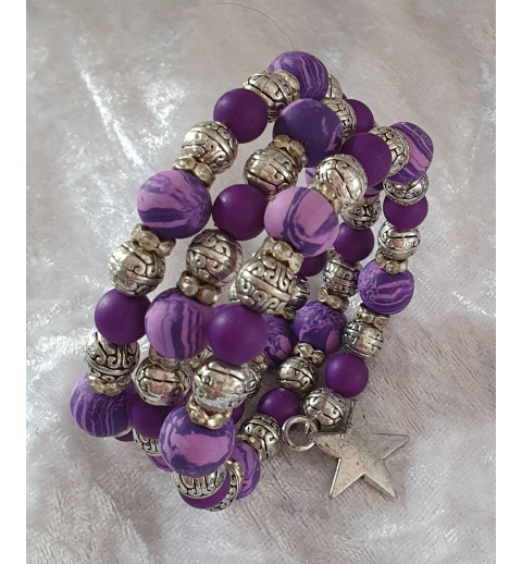 Wickelarmband violette