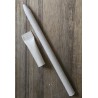 Papp-Kugelschreiber mit Deckel beige