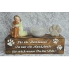 Hunde Gedenkstätte " Für die Welt ... " geflammt