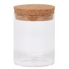 Glas mit Korkdeckel