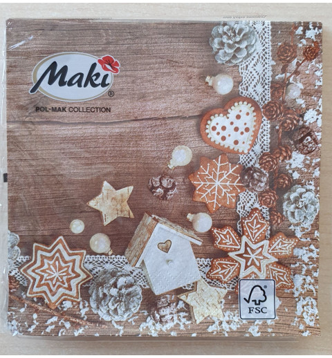 Servietten Weihnachtsgebäck